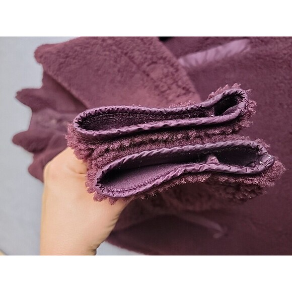 Athleta Fleece Pullover Womens XS Purple Fleece Deep Pile Outdoor Running Hiking - Picture 7 of 16